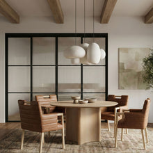 Load image into Gallery viewer, Aimee - Dining Arm Chair - Light Brown Legs
