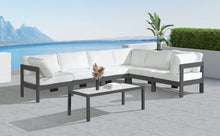 Load image into Gallery viewer, Nizuc - Outdoor Patio 6 Piece Modular Sectional With Gray Frame

