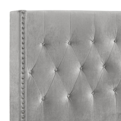 Huxley - 6/6 King Headboard, Footboard And Slats - Gray