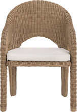 Load image into Gallery viewer, Seacrest - Olefin Water Resistant Fabric And Wicker Outdoor Patio Dining Chair
