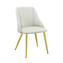 Load image into Gallery viewer, Gaines - Synthetic Leather Side Chair (Set of 2) - White
