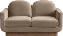 Load image into Gallery viewer, Diviento - Velvet Performance Fabric Upholstered Loveseat
