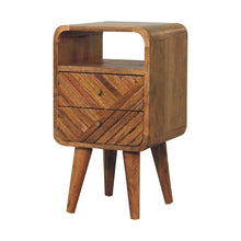 Load image into Gallery viewer, Lille - Mini Curved Nightstand - Oak
