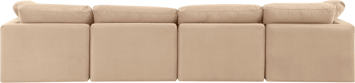 Indulge - Velvet 4 Seat Modular Sofa
