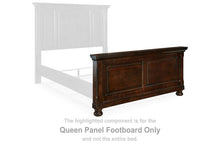 Load image into Gallery viewer, Porter - Queen Panel Footboard - Rustic Brown
