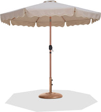 Load image into Gallery viewer, Amalfi - Patio Umbrella - Light Brown Base / Light Brown Pole

