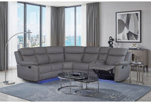 Load image into Gallery viewer, U6026 - Right Side Facing Sectional With LED And Speaker - Gray

