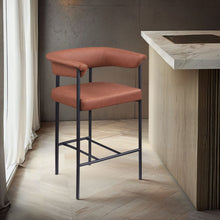 Load image into Gallery viewer, Malin - Faux Leather Counter Stool (Set of 2)
