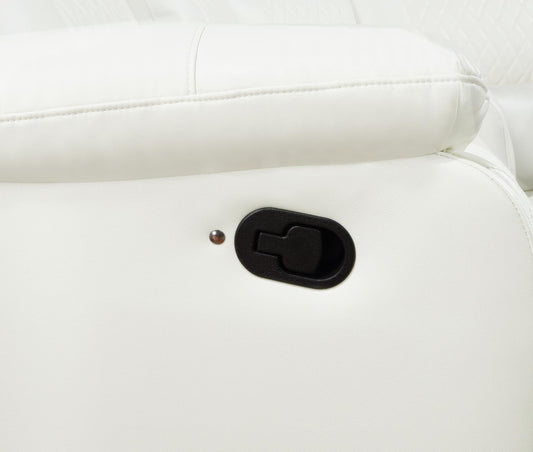 U64 - Motion 3 Piece Sectional With Bluetooth Speaker - White - Blue