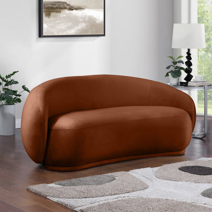 Emery - Loveseat - Cognac