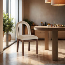 Load image into Gallery viewer, Conrad - Velvet Dining Chair With Brown Legs
