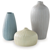 Load image into Gallery viewer, Eiderman - Vase Set (Set of 3) - Gray / Blue / Green
