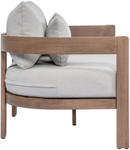 Load image into Gallery viewer, Newport - Water Resistant Fabric 65" Upholstered Outdoor Patio Loveseat

