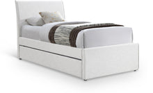 Load image into Gallery viewer, Myles - Linen Twin Trundle Bed
