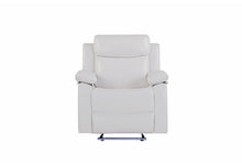 Load image into Gallery viewer, U6026 - Glider Recliner With LED - White
