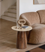 Load image into Gallery viewer, Liona - Marble And Mango Wood Table
