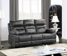 Load image into Gallery viewer, U170 - Motion Sofa With Dropdown Table - Gray

