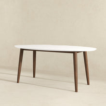 Load image into Gallery viewer, Ada - Oval Dining Table And 4 Side Chairs - White
