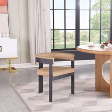 Load image into Gallery viewer, Romeo - Faux Leather Dining Chair With Black Base (Set of 2)
