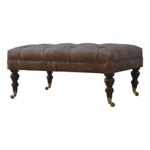 Load image into Gallery viewer, Buffalo - Ottoman With Castor Legs
