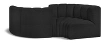 Load image into Gallery viewer, Arc - Boucle Fabric 4 Piece Curved Modular Sofa
