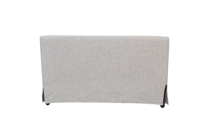 Citrus Heights - Slip Covered Settee - Sand / Light Gray