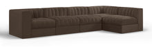 Load image into Gallery viewer, Rummi - Velvet Performance Fabric Upholstered 5 Piece Modular Sectional, L-Shaped (Right)
