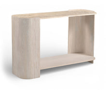 Load image into Gallery viewer, Calabria - Marble And Oak Wood Table
