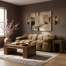 Load image into Gallery viewer, Orin - Velvet Performance Fabric Upholstered 2 Piece Modular Sofa
