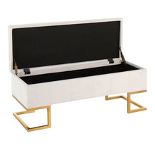 Load image into Gallery viewer, Midas - Contemporary / Glam Storage Bench
