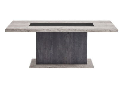 D8030DT - Dining Table Top - Black / Brown