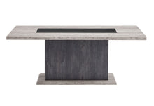 Load image into Gallery viewer, D8030 - Dining Table With 2 Storage Drawers And 1 Storage Door - Black / Brown
