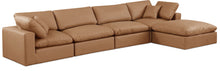 Load image into Gallery viewer, Comfy - 5 Piece Faux Leather Modular Sectional With Chaise
