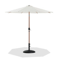 Load image into Gallery viewer, Fiji - Aluminum Patio Umbrella With Round Black And Teak Base
