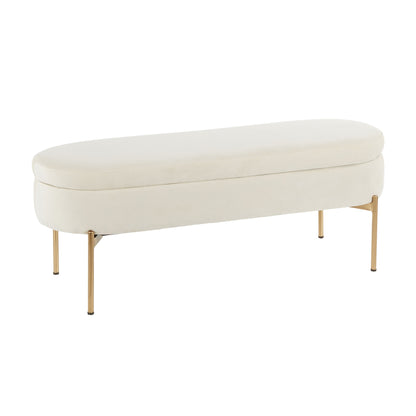 Chloe - Contemporary / Glam Bench - Ego Home Furniture