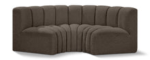Load image into Gallery viewer, Arc - Boucle Fabric 3 Piece Modular U-Shaped Sofa
