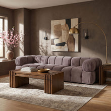 Load image into Gallery viewer, Orin - Velvet Performance Fabric Upholstered 3 Piece Modular Sofa
