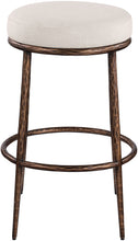Load image into Gallery viewer, Ferro - Performance Fabric Upholstered Backless Bar Stool - Antique Bronze
