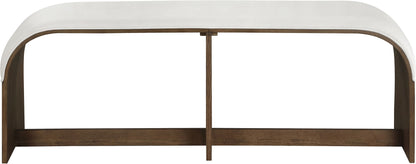 Sable - 52" Velvet Performance Fabric Upholstered Bench