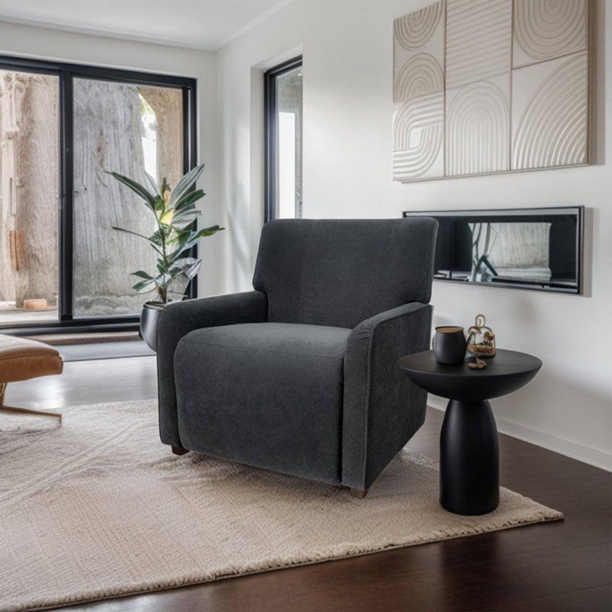Stylish Recliner Chair - Gray - Ego Home Furniture
