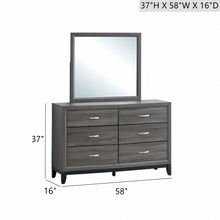 Load image into Gallery viewer, Glasgow - Dresser With 6 Drawers
