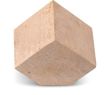 Load image into Gallery viewer, Block - Travertine Decorative Cube - Natural
