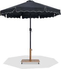 Load image into Gallery viewer, Amalfi - Aluminum Patio Umbrella - Light Brown Base / Black Pole
