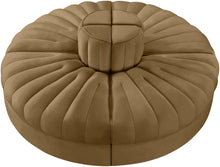 Load image into Gallery viewer, Rummi - Round Velvet Performance Fabric Upholstered 4 Piece Modular Sofa
