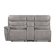 Load image into Gallery viewer, Kamari - LAF Console Loveseat With Dual Recliner - Gray
