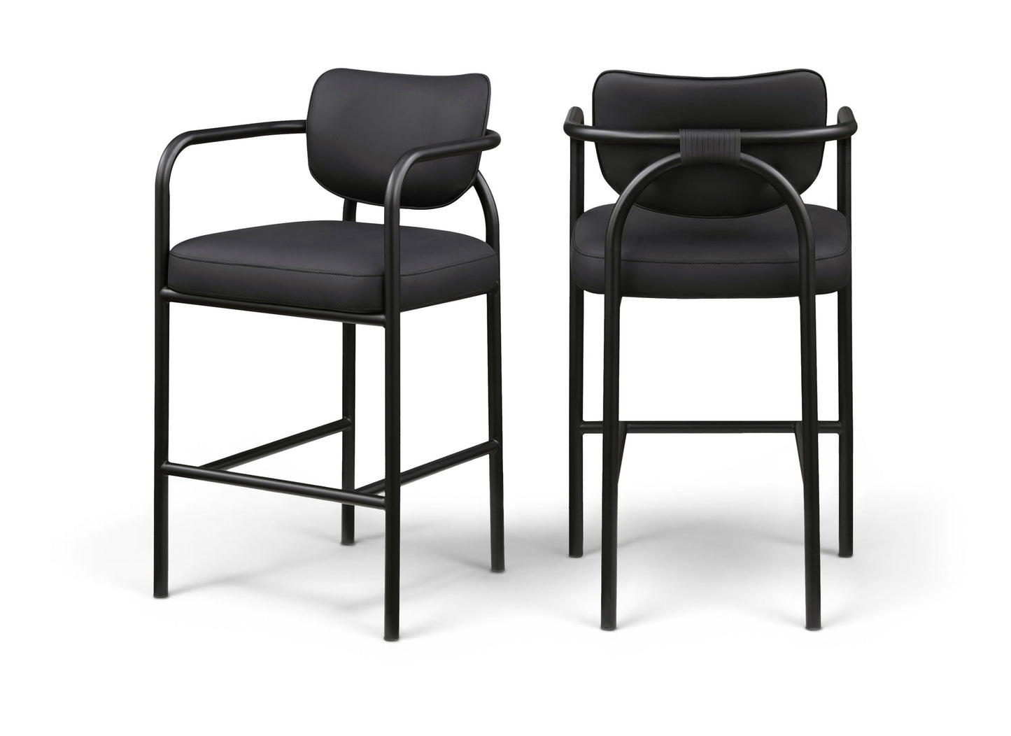 Serava - Vegan Leather Upholstered Bar Stool