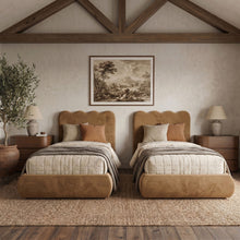 Load image into Gallery viewer, Tempo - Velvet Upholstered Bed
