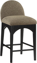 Load image into Gallery viewer, Waldorf - Boucle Stool With Black Legs
