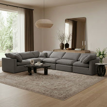 Load image into Gallery viewer, Indulge - Velvet 6 Piece Modular Corner Sectional
