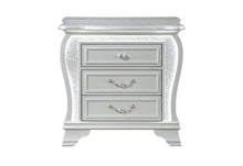 Load image into Gallery viewer, Aria - Nightstand With LED - Silver
